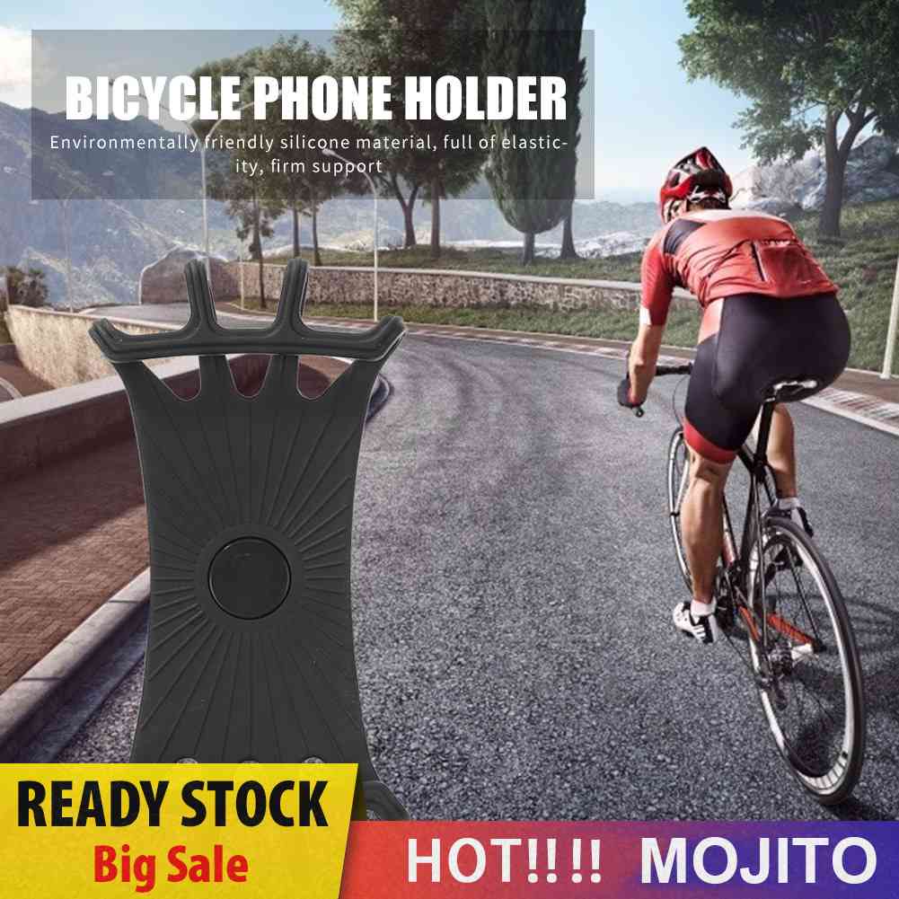 Holder GPS / Smartphone Bahan Silikon Untuk Stang Sepeda MTB
