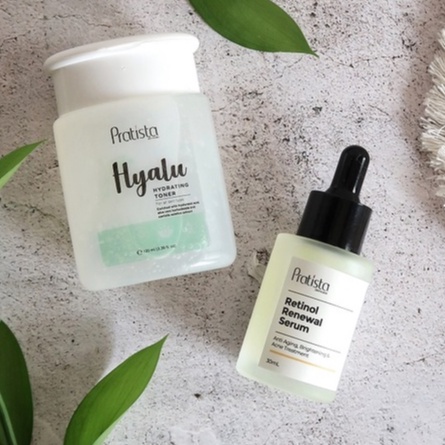 PRATISTA SERUM RETINOL Dan TONER HYALU Perawatan Wajah Anti Aging Kulit Sehat Glowing Pratista Skincare Ori BPOM