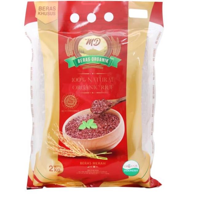 

Sale Oke--Organic Red Rice Kupas Kulit - Beras Organik - Beras Merah - Beras Diet - Beras Sehat - MD 2kg