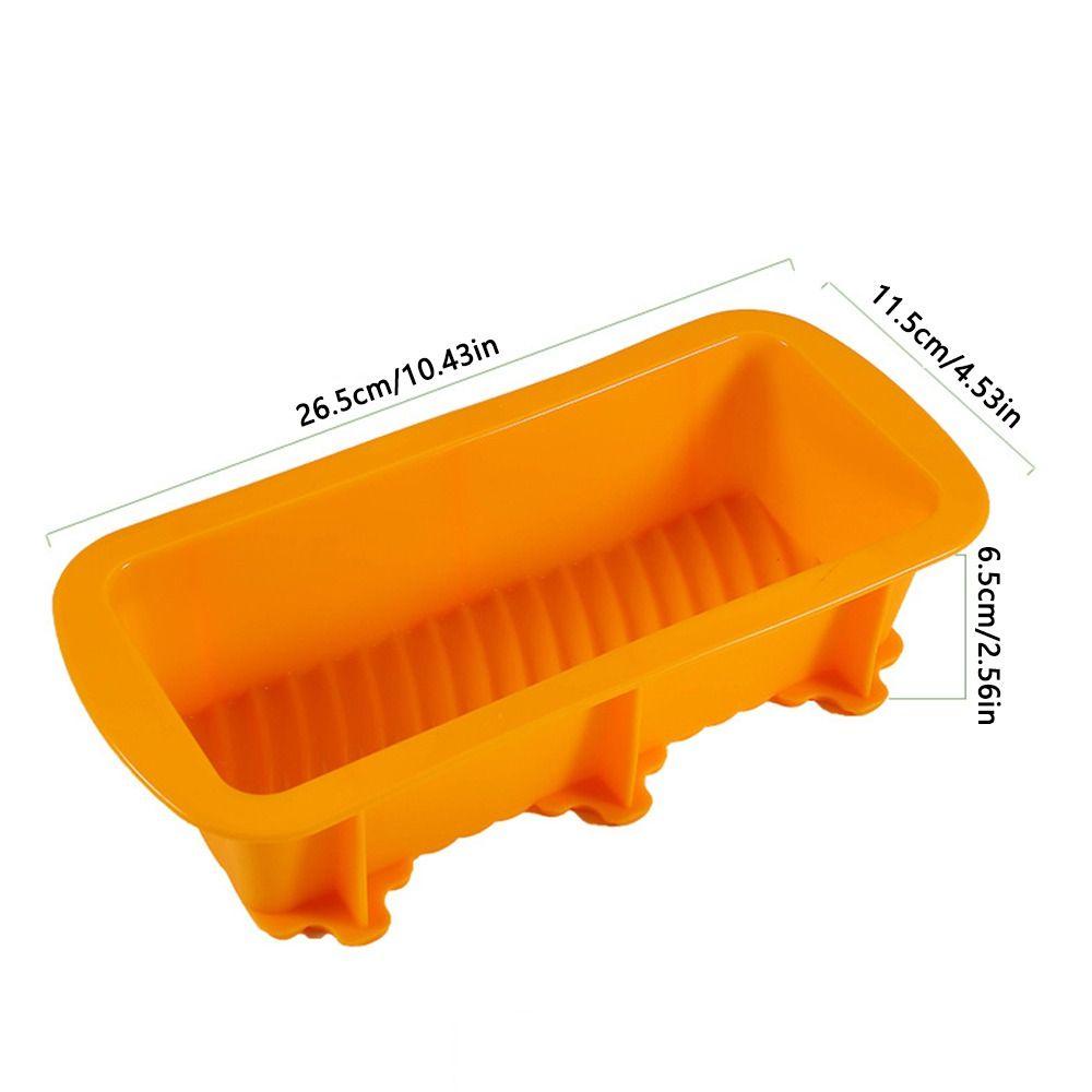 Preva Cake Silicone Pan DIY Alat Baking Pastry Dish Persegi Panjang Roti Pizza Pie