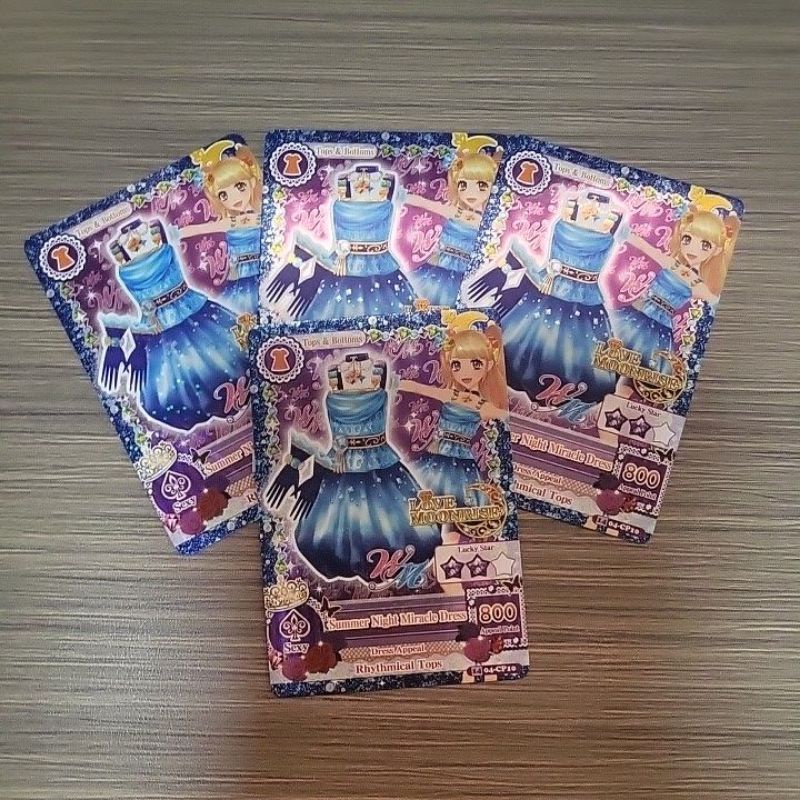 AIKATSU LANGKA SUMMER NIGHT MIRACLE DRESS + ADMIN 5%
