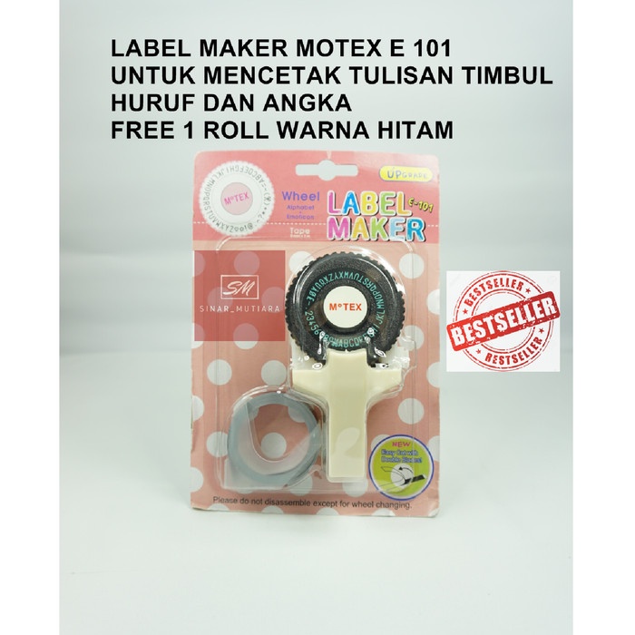 MOTEX dymo embossing label maker