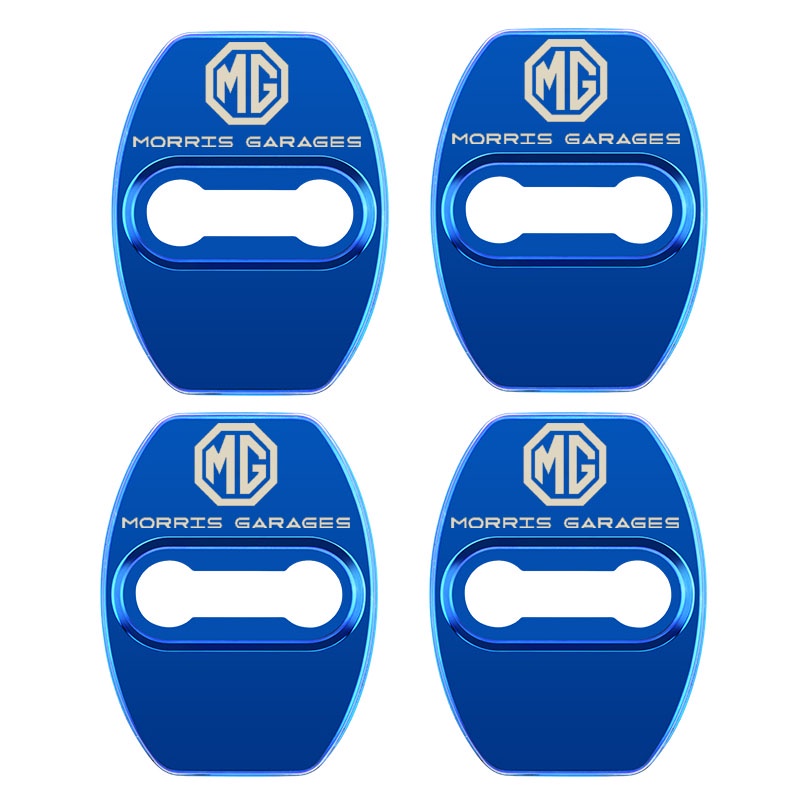 4pcs Stiker Emblem Kunci Pintu Mobil Bahan Stainless Steel Untuk ZS GS HS EZS MG5 MG GT MG6 MG7