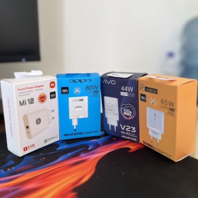 ELITEE 44W 65W 80W ADAPTOR CHARGER VOOC SUPER FAST CHARGING TURBO CHARGE / KEPALA CHARGER ORIGINAL FAST CHARGE