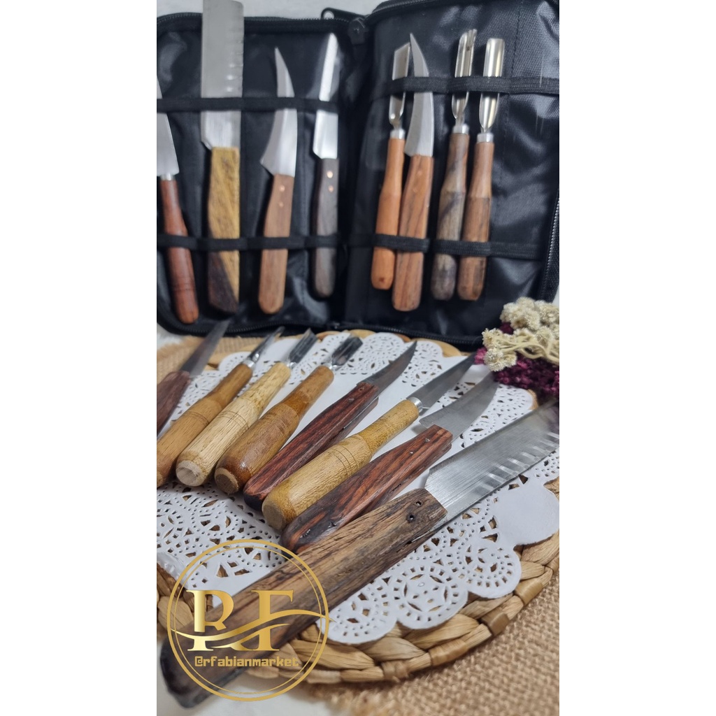 PRODUK Termurah Pisau Ganish // Pisau Ukir Buah - 1set terlaris