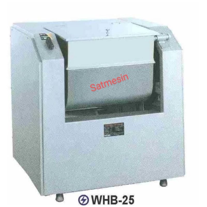mesin horizontal dough mixer WHB-25 getra pengaduk adonan kental whb25