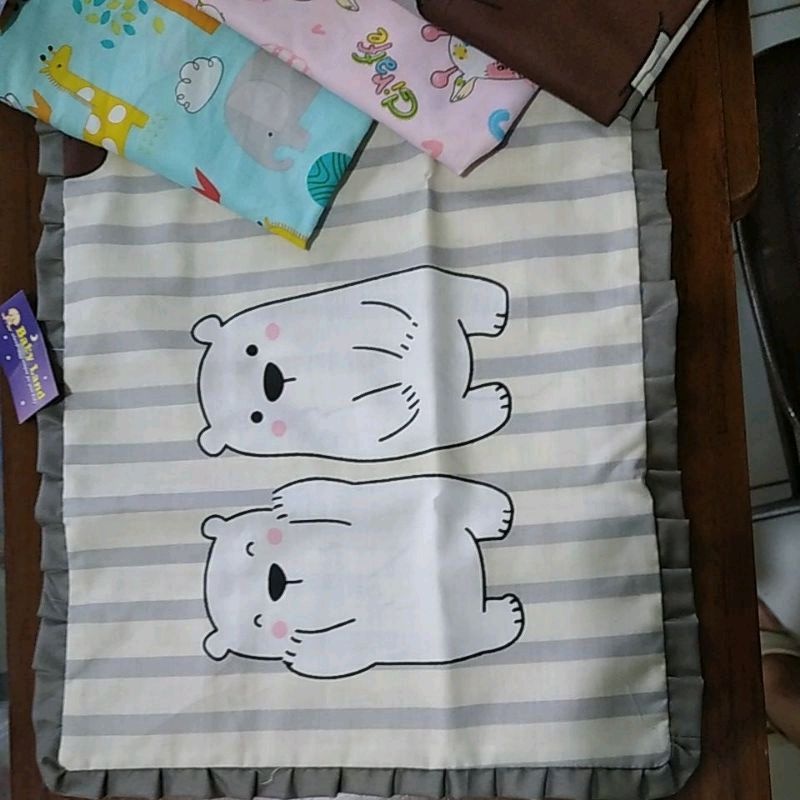 Sarung bantal bayi / bantal 12 m - 24 m katun dan katun jepang halus