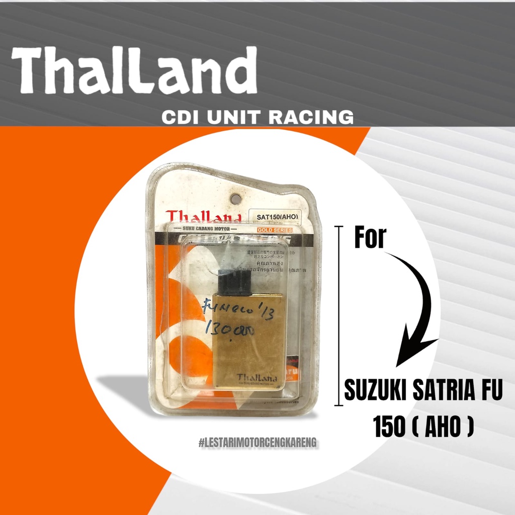 CDI RACING SATRIA FU 150 NEW AHO 2013 THALLAND GOLD SERIES PNP