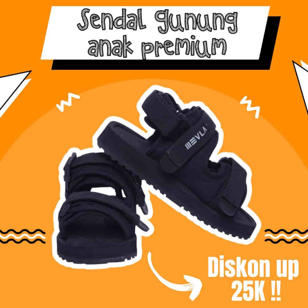 Sepatu Sandal Gunung Anak Laki Laki Perempuan Original Outdoor Bahan Tebal Nyaman Empuk