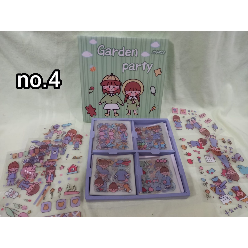 

HJK TJ-507 Stiker 2D Stiker Kartun Korea Lucu Anti Air Dekorasi Handbook