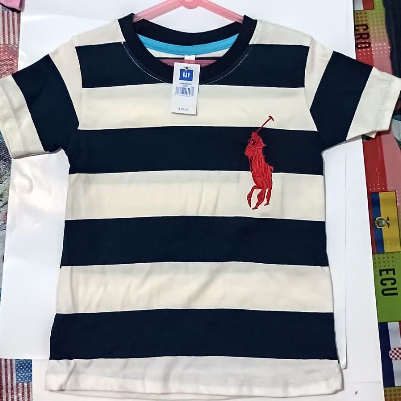 baju anak trendy baju motif salur anak laki baju kaos oblong anak bahan tebal adem
