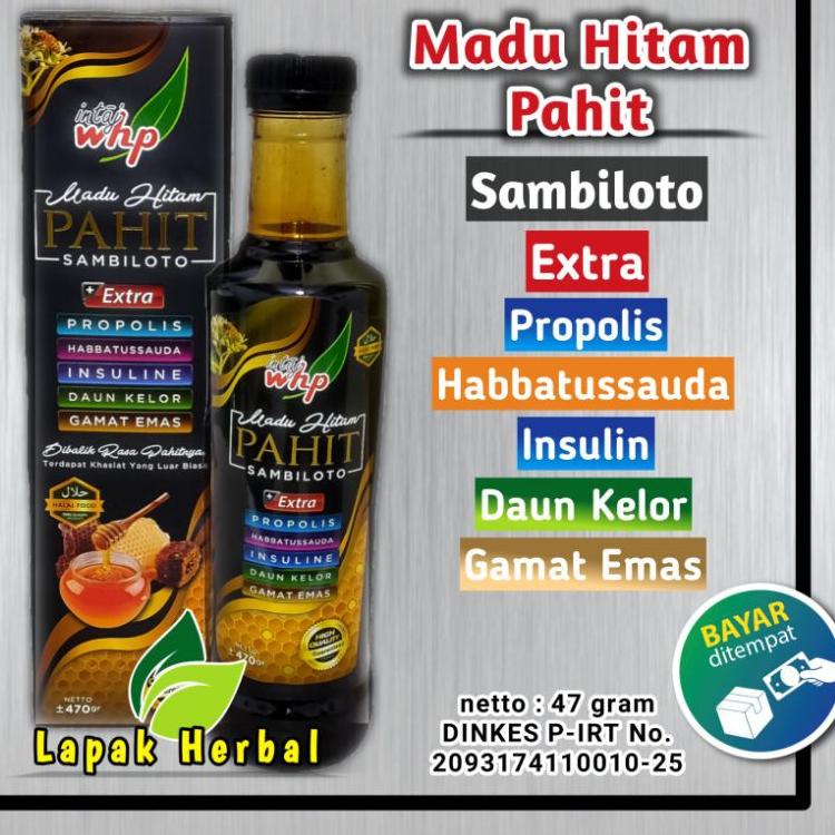 

Harga Promo--MADU HITAM PAHIT SAMBILOTO INTAJ WHP