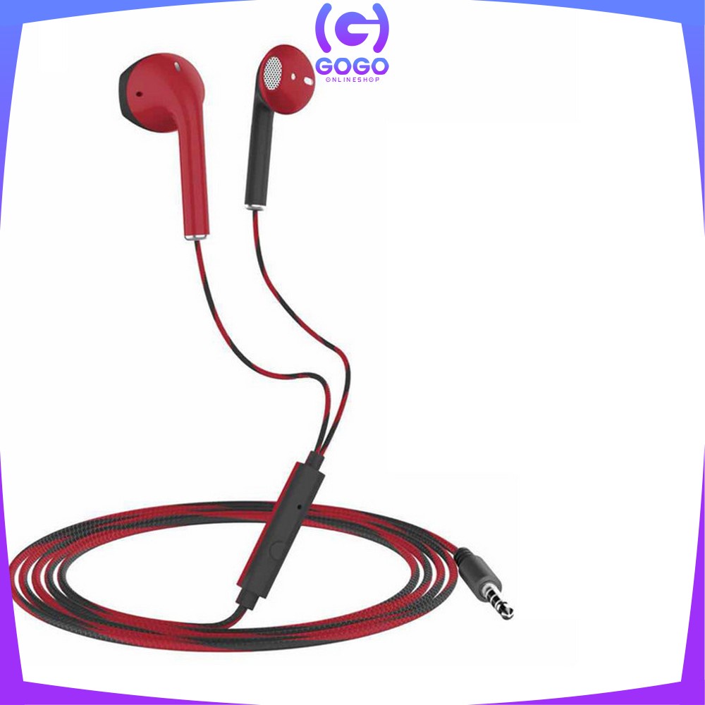 GOGO-C517 Headset Macaron Earphone Dua Warna Handsfree Musik U24 Macaron Superbass Hedset Musik Extra Bass