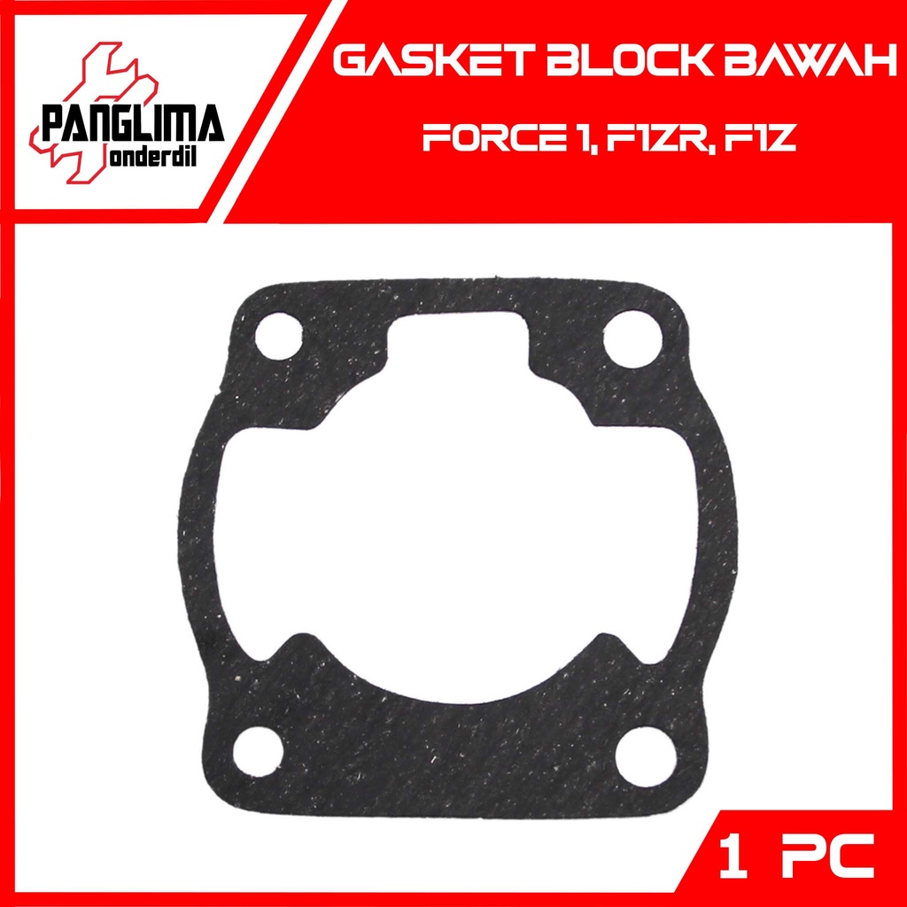 Gasket Block Bawah Force 1-F1ZR-F1Z-F1 ZR Paking-Packing Blok  Seher Cylinder-Silinder