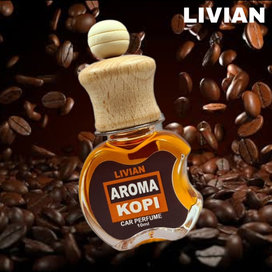 Parfum mobil kopi / Pengharum mobil jepit LIVIAN