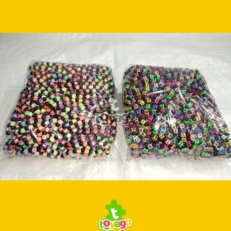 Gelang Huruf Mute variasi/Gelang Limbat Isi 12pcs Grosir Murah