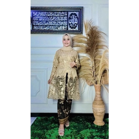 SET KEBAYA KANCING SERIBU / SET TUNIK BUSUI / KEBAYA PESTA / KEBAYA KURUNG / KEBAYA JUMBO WANITA / OUTFIT BAJU PESTA WANITA