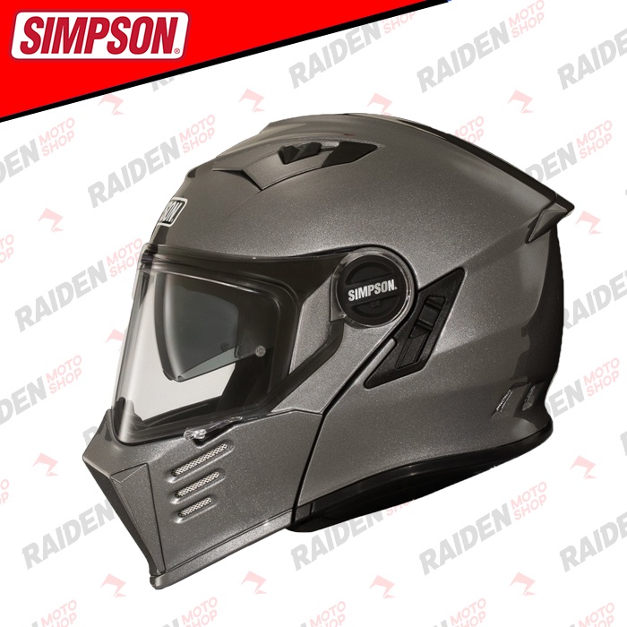 Simpson Darksome Gunmetal Modular Helmet