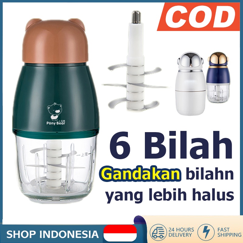 Garansi &amp; Hadiah Blender mini pengolah makanan bayi elektrik berdaya tinggi