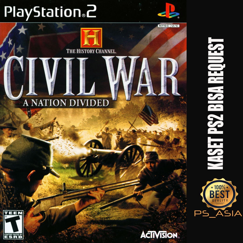 Kaset PS 2 Civil War - A Nation Divided
