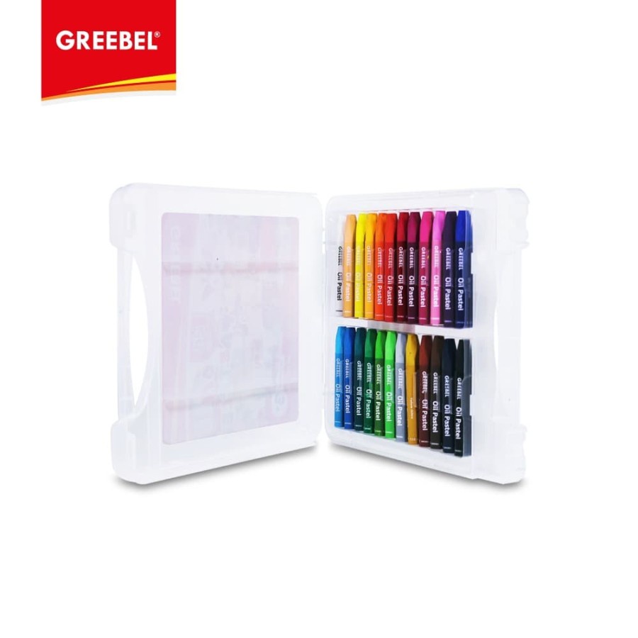 Krayon Greebel Kids Oil Pastel Crayon 24 Color / Warna