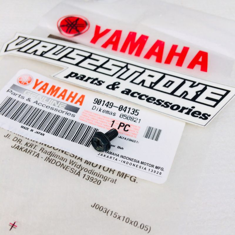 Baut Pembuangan Udara Pompa Oli Samping Yamaha F1ZR FIZR F1Z FIZ R Force 1 F1 Original YGP Japan 901