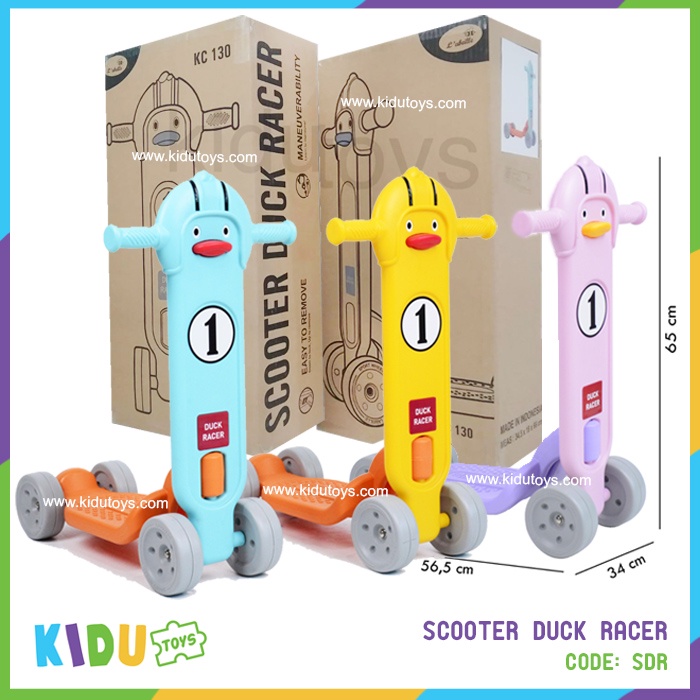 Mainan Anak Labeille Scooter Duck Racer Kidu Toys