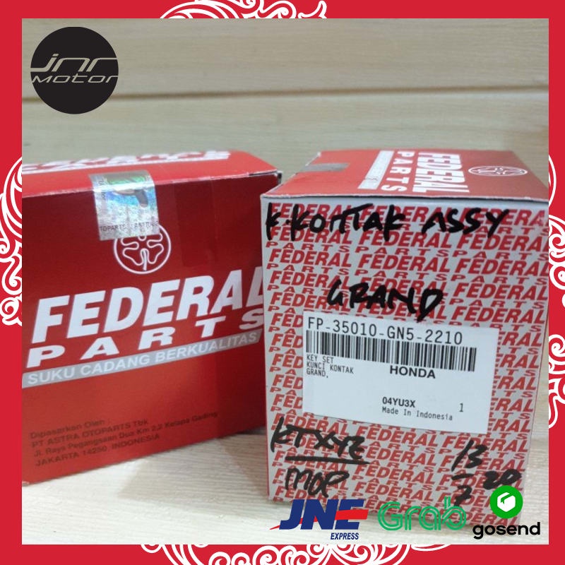 KUNCI KONTAK SET + JOK GRAND LEGENDA ORISINIL ASLI FEDERAL PART