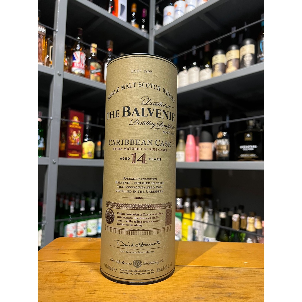 THE BALVENIE AGED 14 YEARS CARIBBEAN CASK 700ML SINGLE MALT SCOTCH WHISKY