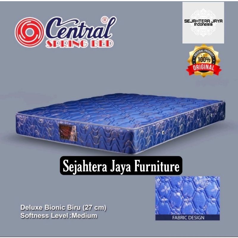 PROMO Kasur Springbed Central Deluxe Asli Spring bed - Kasur Saja