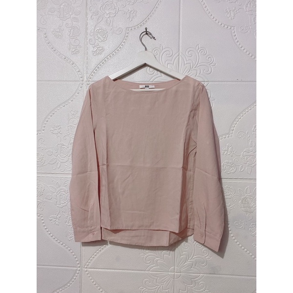 blouse rayon uniqlo