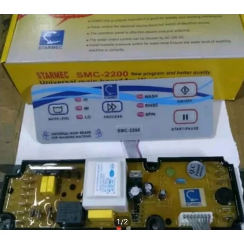MODUL MESIN CUCI MULTI UNIVERSAL SMC 2200 1 Tabung PANEL MESIN PCB SANYO SANKEN SHARP PANASONIC AQUA
