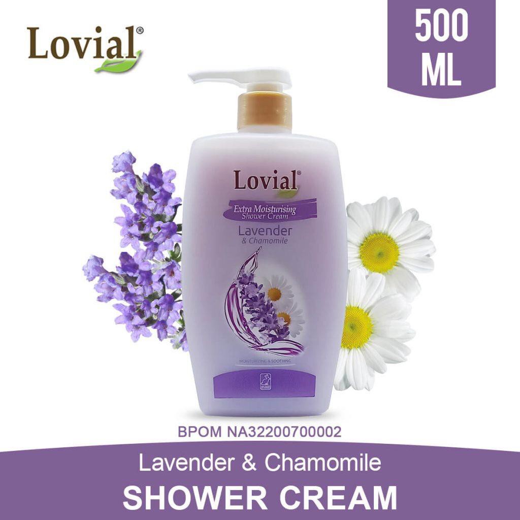 LOVIAL Extra Moisturizing Shower Cream Sabun Mandi - 500ml