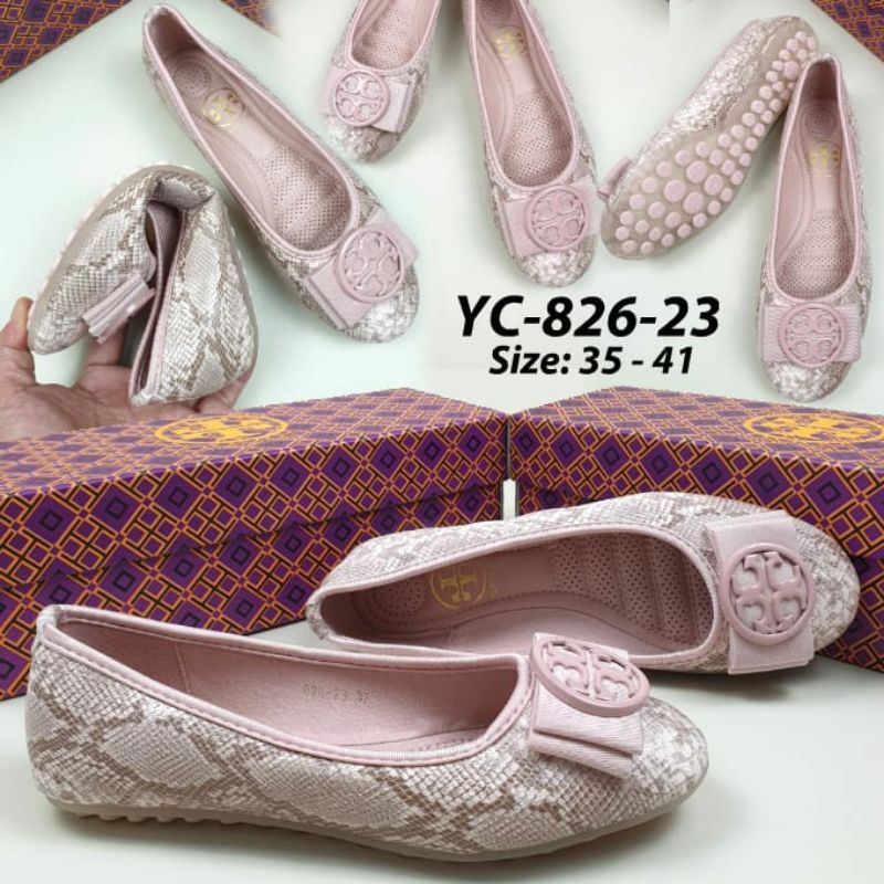 sepatu flat wanita Tory Burch flat ballet sepatu casual sepatu pesta