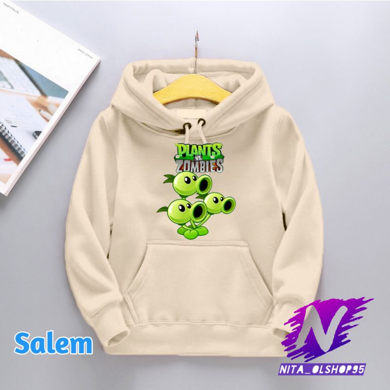 hoodie anak plants vs zombie game sweater anak hoodie