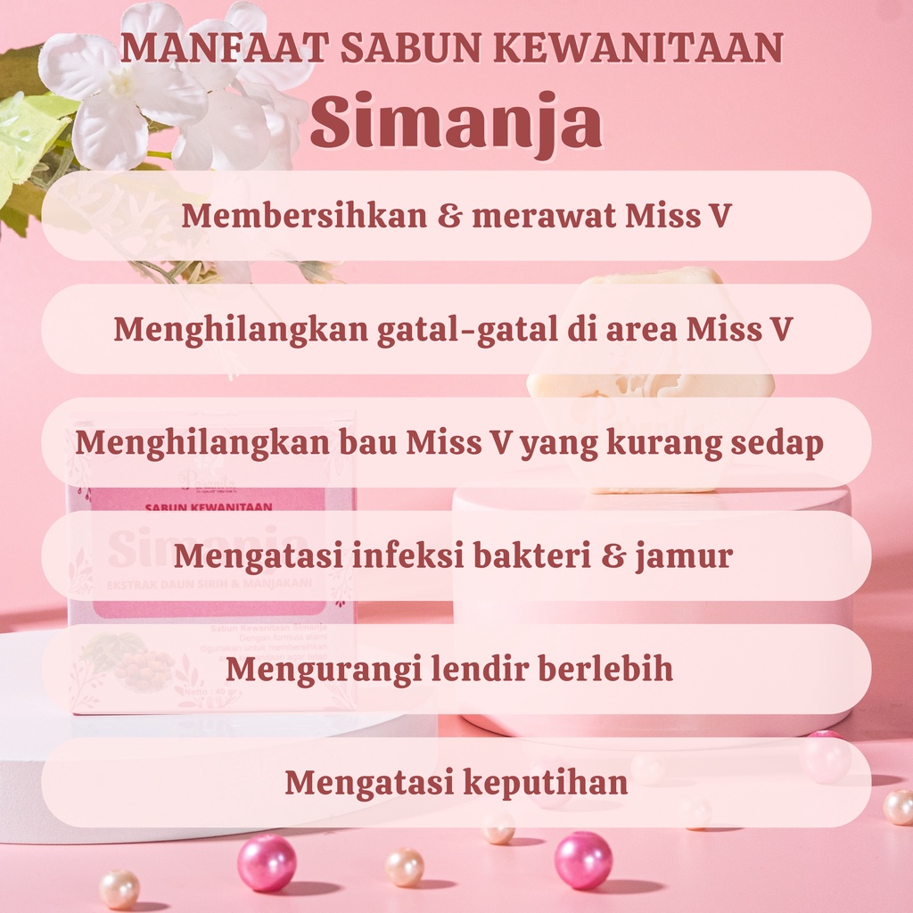 [BPOM] Paranita Sabun Kewanitaan Simanja Pembersih Perawat Perapat Miss V Vagina Area Intim Sirih &amp; Manjakani Wangi Kesat &amp; Rapet