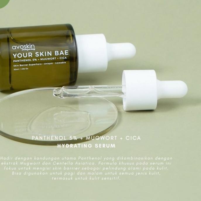 BAYAR DITEMPAT✔️Avoskin Your Skin Bae Panthenol 5% + Mugwort + Cica Serum | Avoskin Your Skin Bae Ce