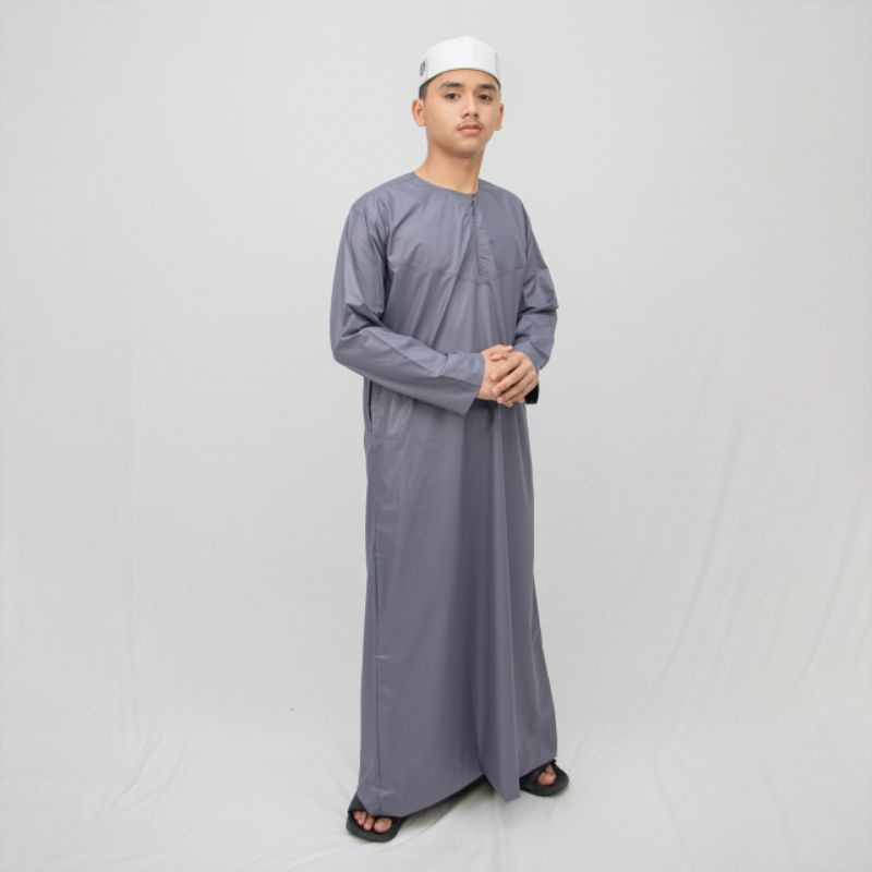 Gamis Pria Abu Dhabi | Gamis DALWA  | Jubah Muslim Pria Abu Dhabi