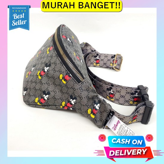 Tas Ordinary Waistbag Mk Full Embos Acc Premium Waistbag Gc Miky Import / Tas Pinggang Gd Miky Batam
