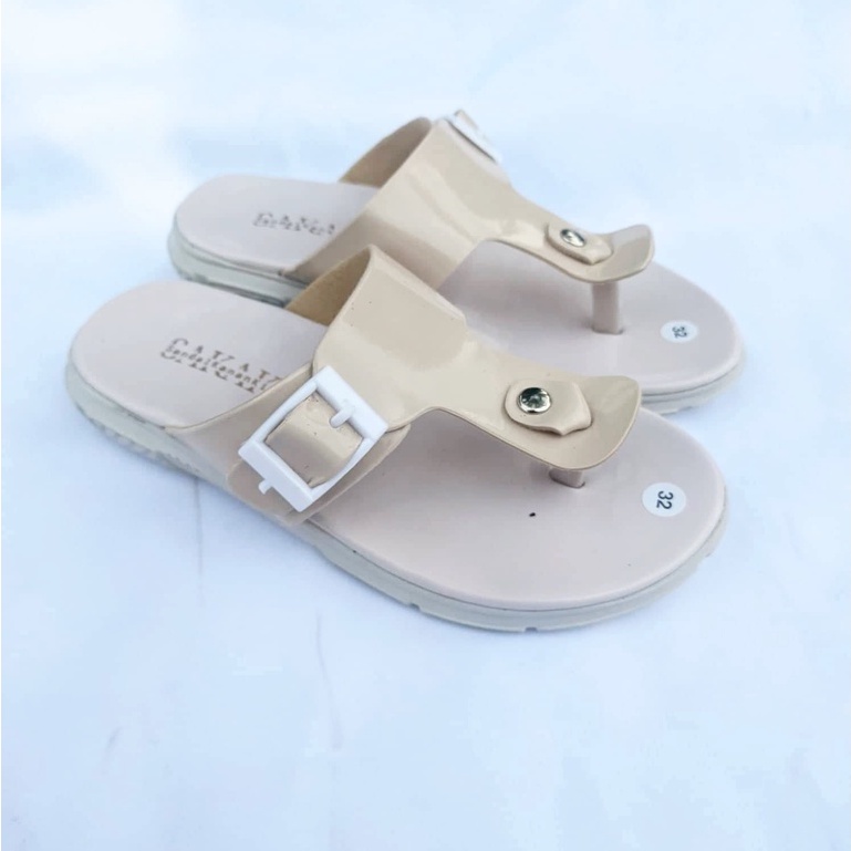 Sandal Jepit Anak Perempuan 31-35 Sendal Gesper Cewek import NVD Terbaru Murah Lucu Cantik