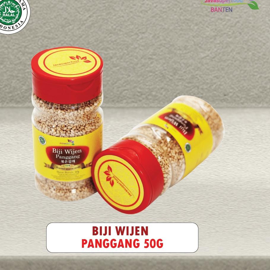 

CODEIi7I2--(HALAL) BIJI WIJEN PANGGANG / ROASTED SESAME SEEDS 50 GRAM JAVA SUPER FOOD