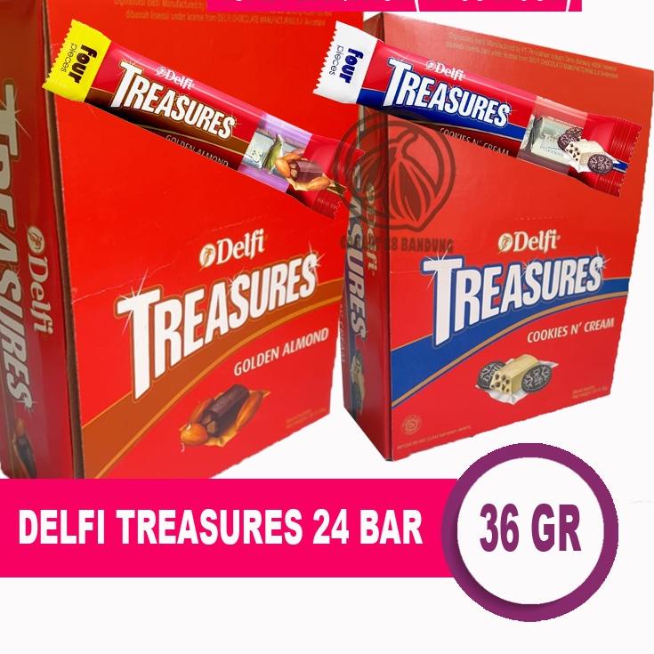 

IDr8R2d--DELFI TREASURES 36GR BOX ISI 24 BAR X 36 GR, COKLAT DELFI TREASURE 36 GR ISI 96 PCS X 9 GRAM