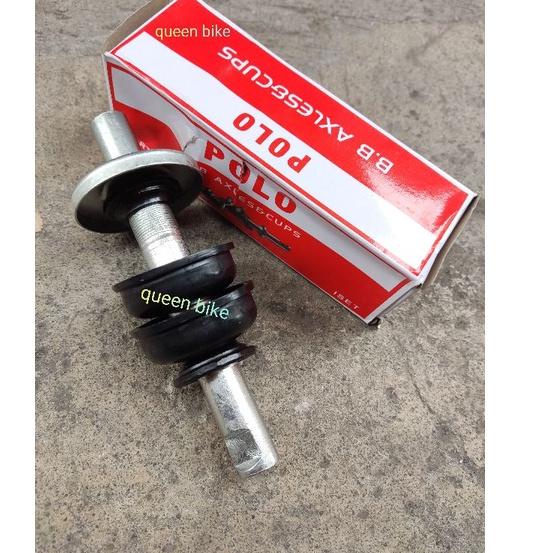 Penjualan Murah as tengah gir ger depan muka keroncong besar BB Axle & Cups sepeda ontel onthel beca