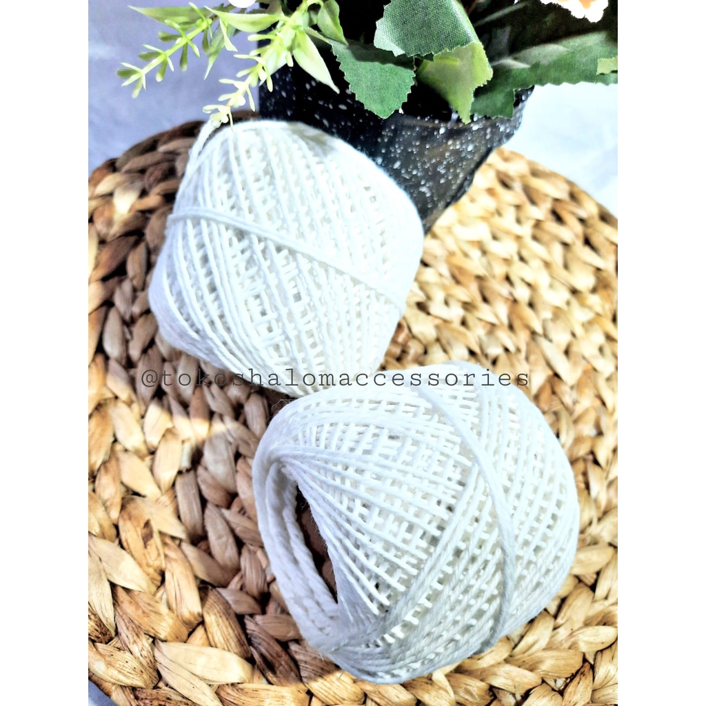 Benang Rajut Katun Polos/Katun 0,6