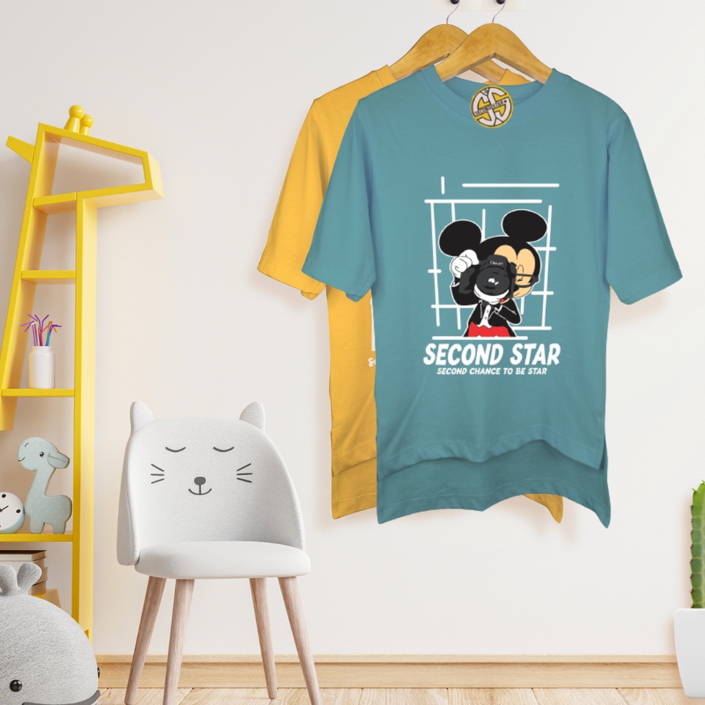 [3-8 Tahun] Tunik Anak Lengan 3/4 Anak Perempuan Secondstar - AMR200