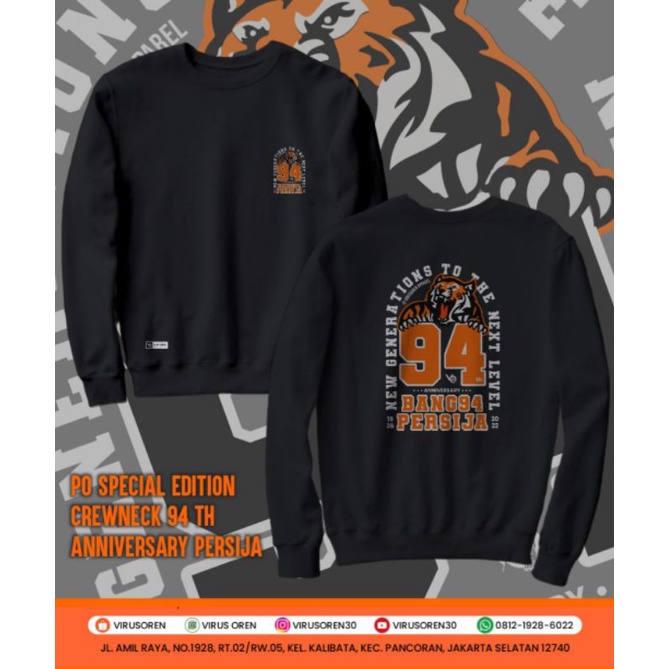 CREWNECK HUT PERSIJA 94 TAHUN