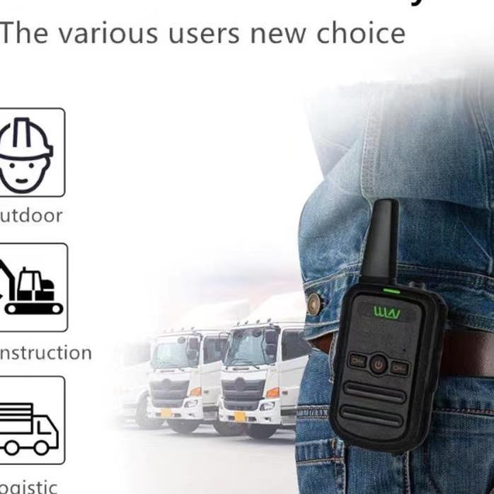 Booming {COD}WLN C51/C50 HT Mini Wln Two-Way Radio Walkie Talkie  sipil daya tinggi walkie-talkie ge