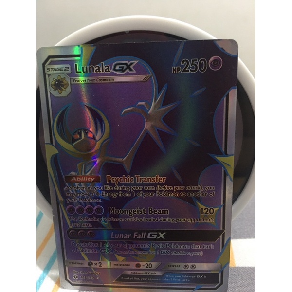 Kartu pokemon Lunala GX