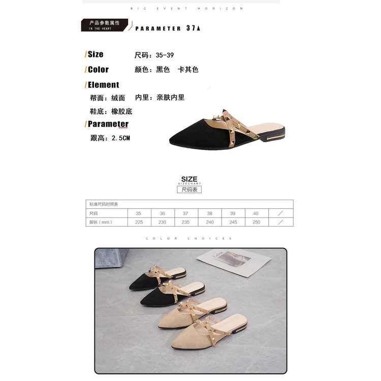 aid 0339, sandal flat wanita import fashion sandal wanita cantik terkiniian terpopurlar ngetrend