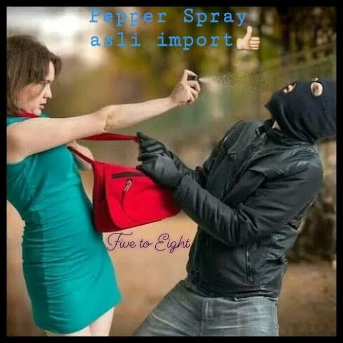 

[COD] Pepper Spray /Semprot Merica Asli Import TERPERCAYA Kode 396